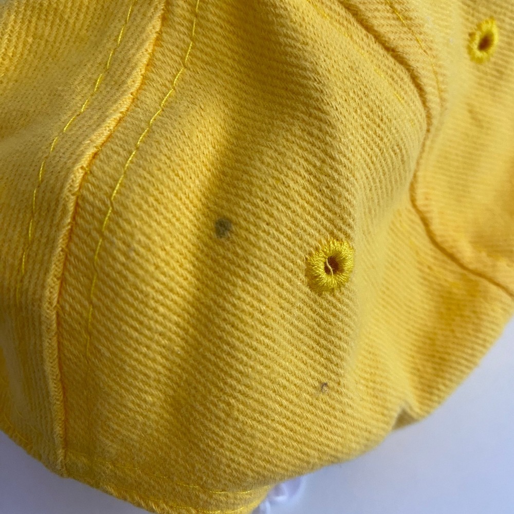 Bumble Baseball Cap Men OS Yellow Adjustable Strap Logo Dad Hat Tech Merch - Picture 4 of 5